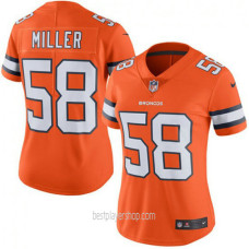 Von Miller Denver Broncos Womens Authentic Color Rush Orange Jersey Bestplayer